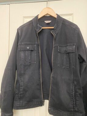 Duluth Trading Co Black Jean Jacket